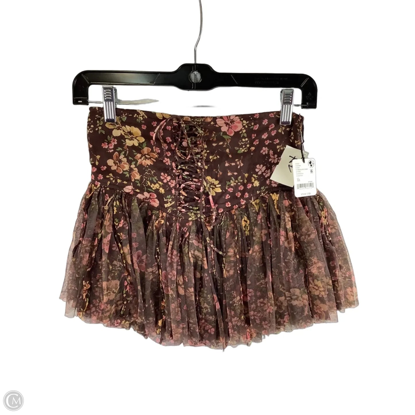 Skort By Free People In Brown, Size: Xs
