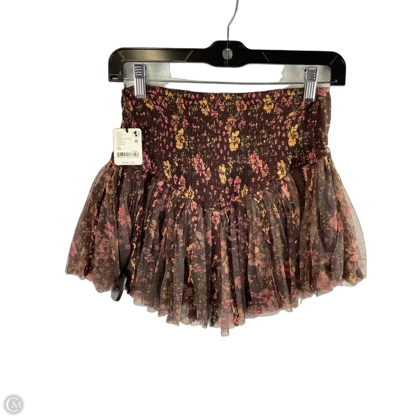 Skort By Free People In Brown, Size: Xs