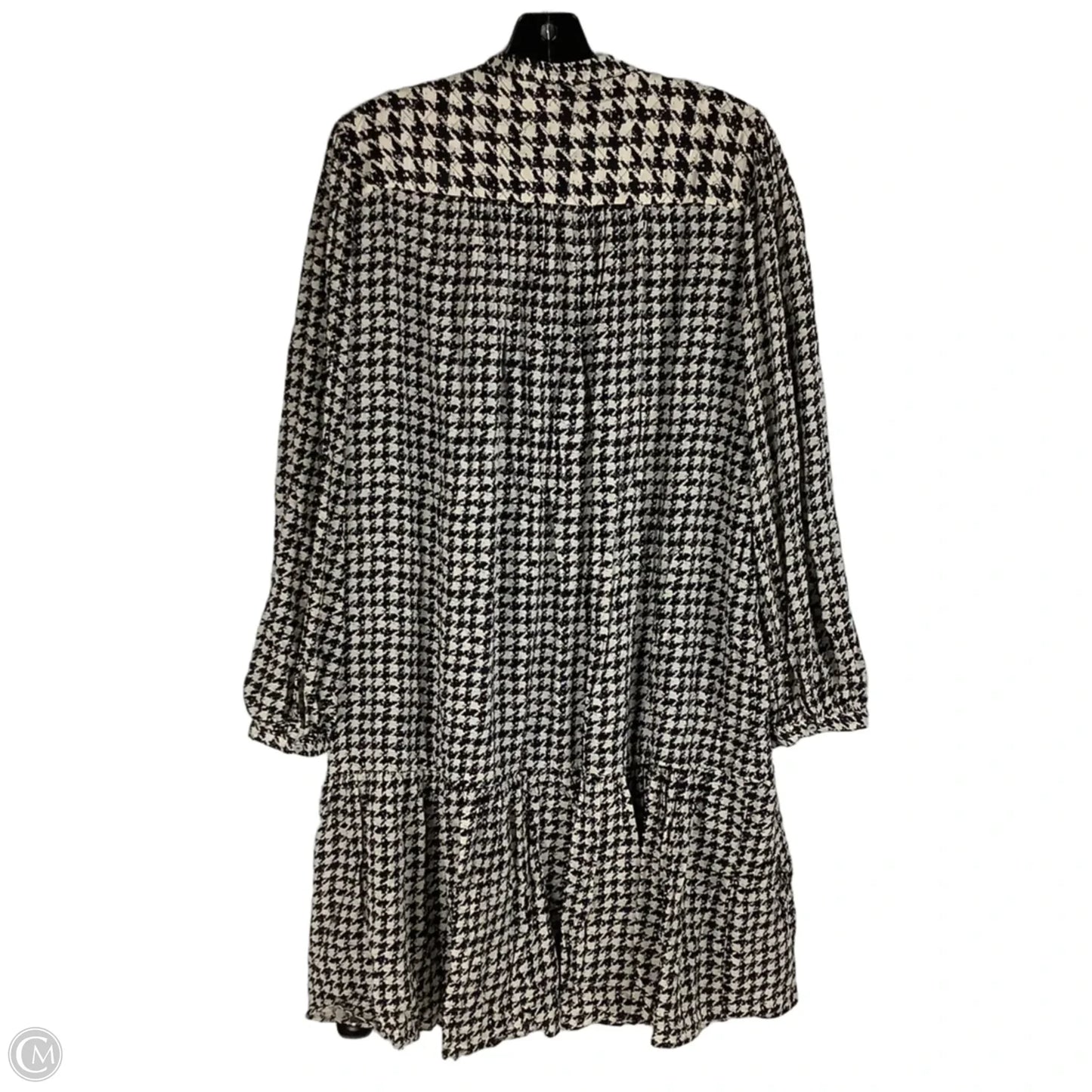 Dress Casual Short By Maeve In Black & Cream, Size: 1x