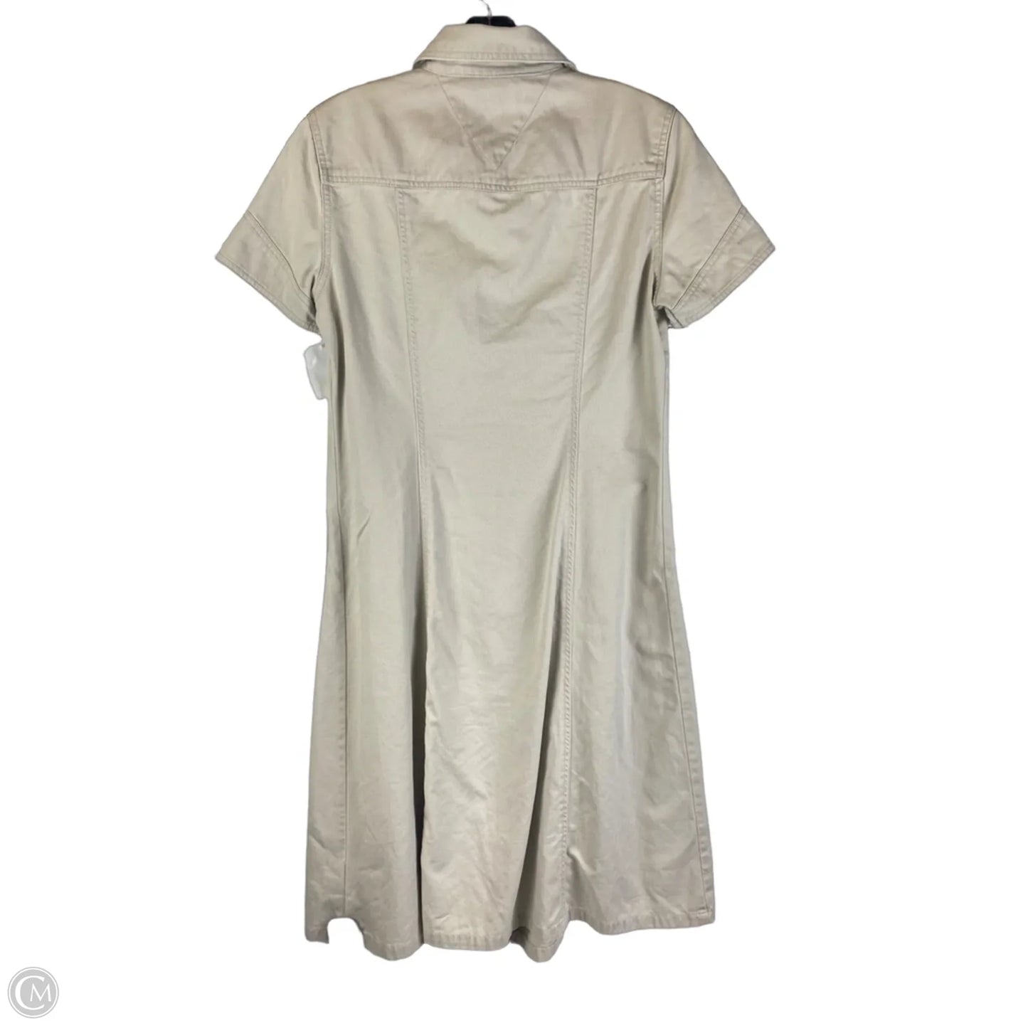 Dress Casual Midi By Tommy Hilfiger In Cream, Size: 8