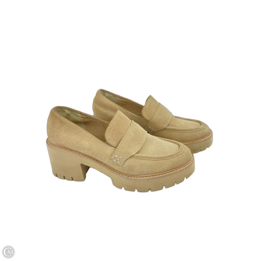 Shoes Heels Block By Dolce Vita In Tan, Size: 8