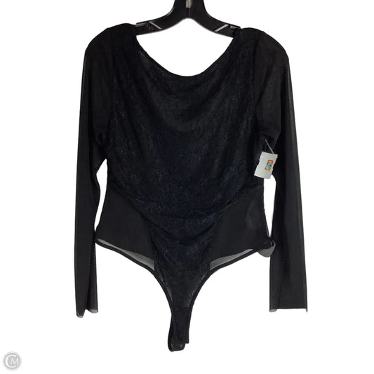 Bodysuit By Anthropologie In Black, Size: L