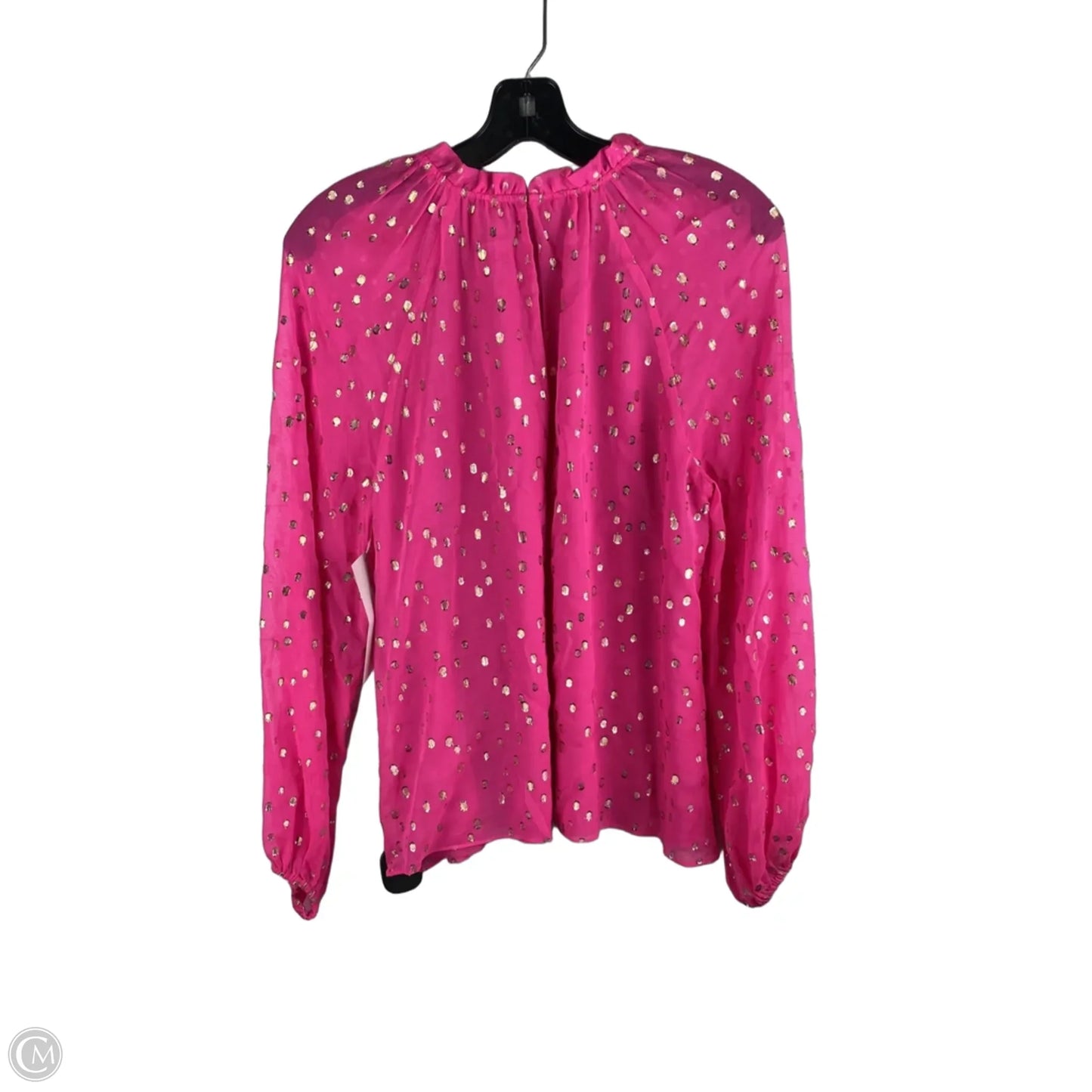 Top Long Sleeve Designer By Lilly Pulitzer In Pink, Size: M