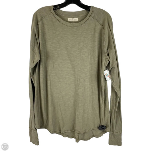 Top Long Sleeve By We The Free In Green, Size: S