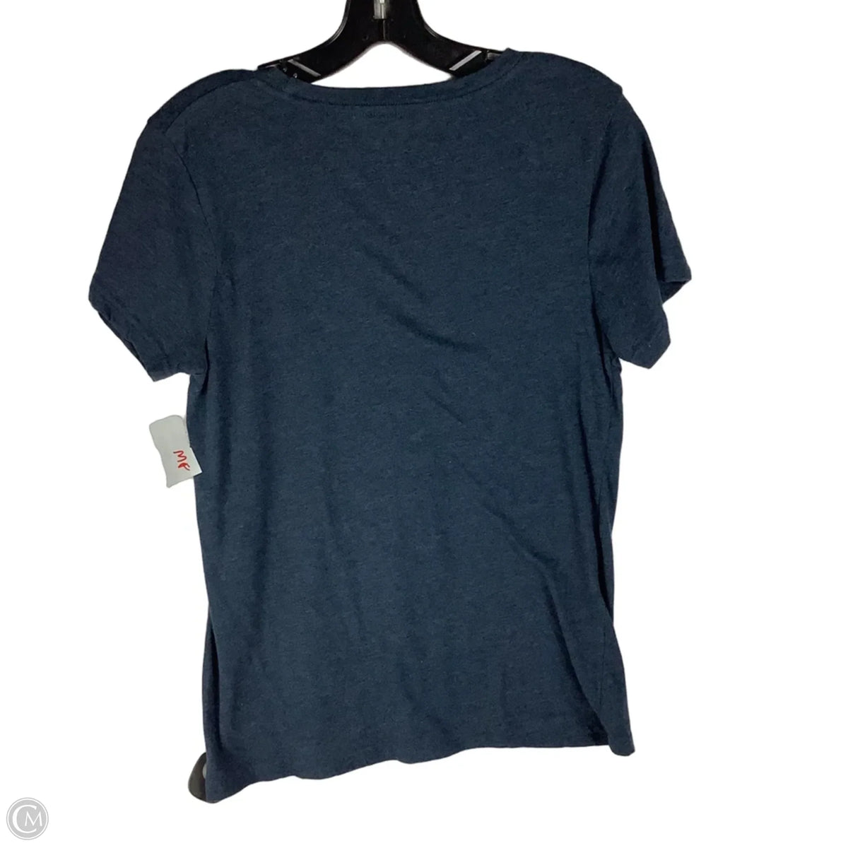Top Short Sleeve By Clothes Mentor In Navy, Size: M