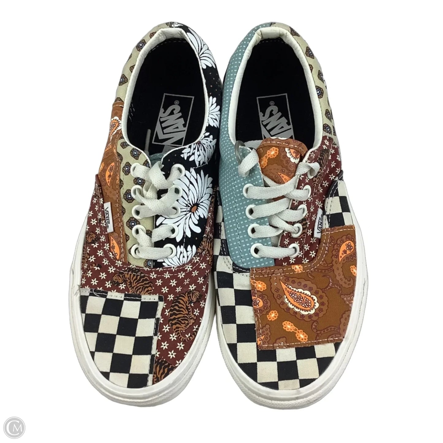 Shoes Sneakers By Vans In Brown, Size: 9.5