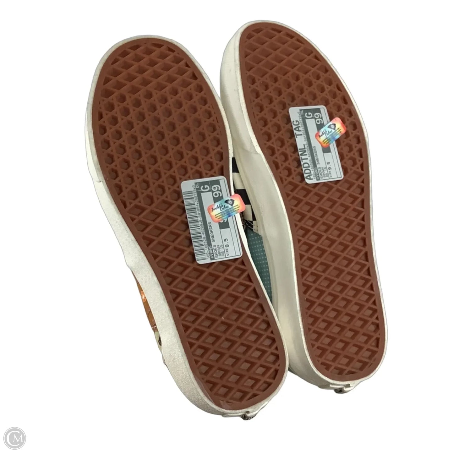Shoes Sneakers By Vans In Brown, Size: 9.5