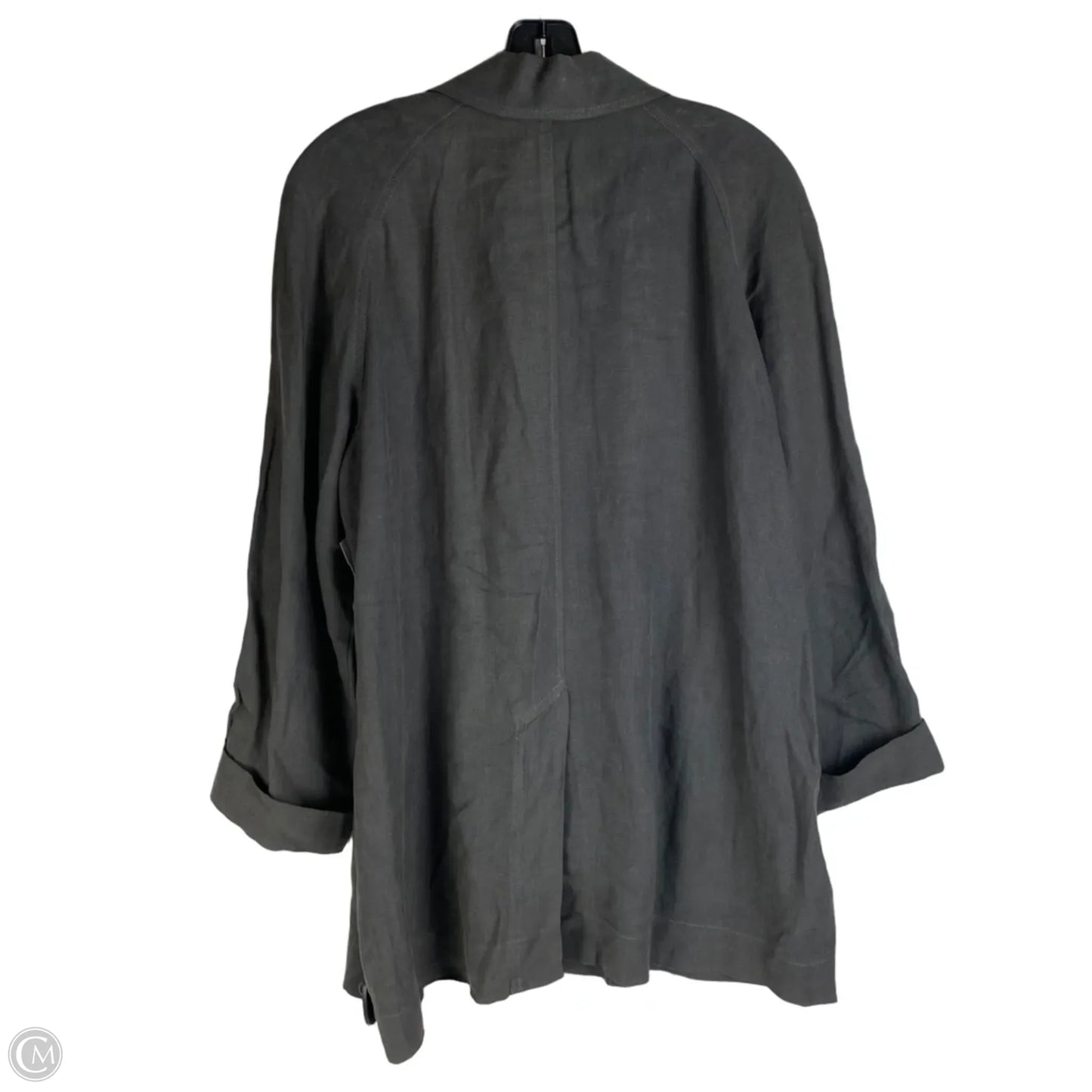 Jacket Other By Eileen Fisher In Grey, Size: M