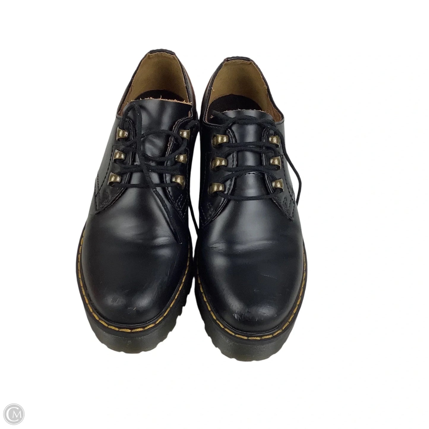 Shoes Heels Platform By Dr Martens In Black, Size: 6