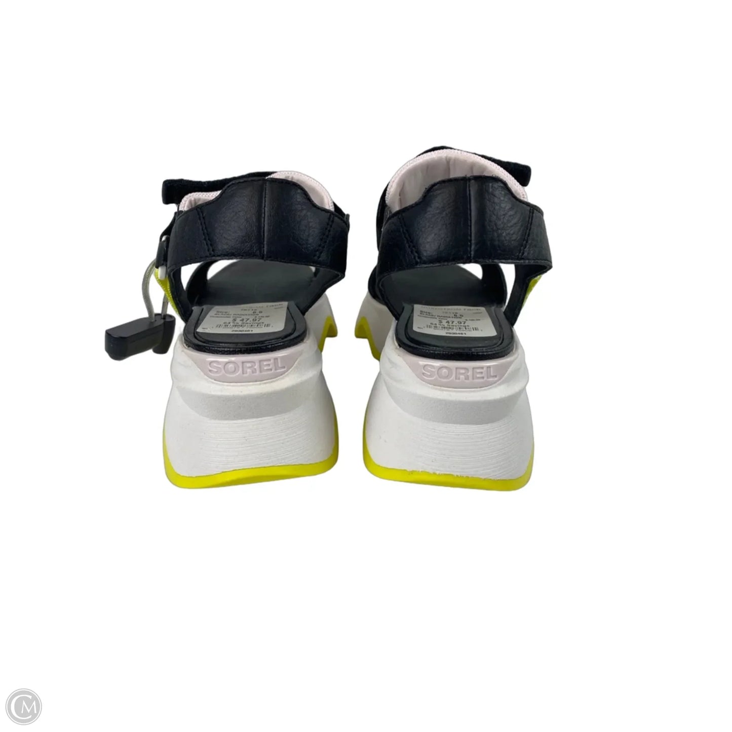 Sandals Heels Platform By Sorel In Black, Size: 6.5