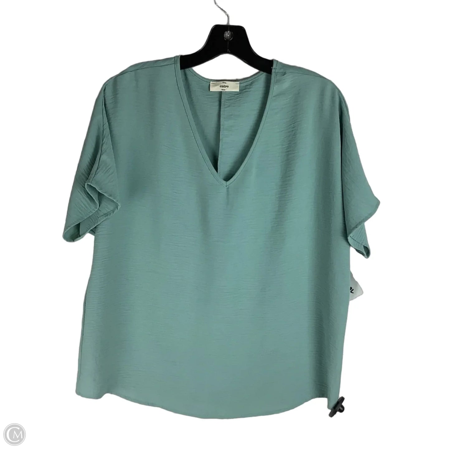 Top Short Sleeve By Entro In Blue, Size: Estimated M