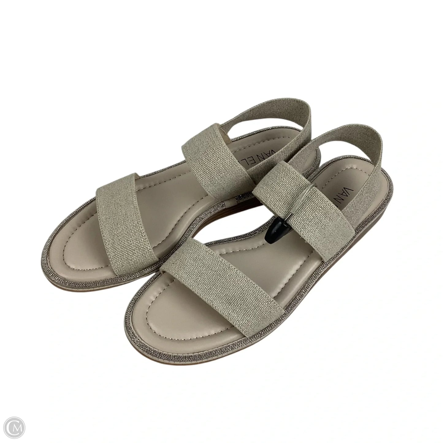 Sandals Flats By Vaneli In Grey, Size: 9