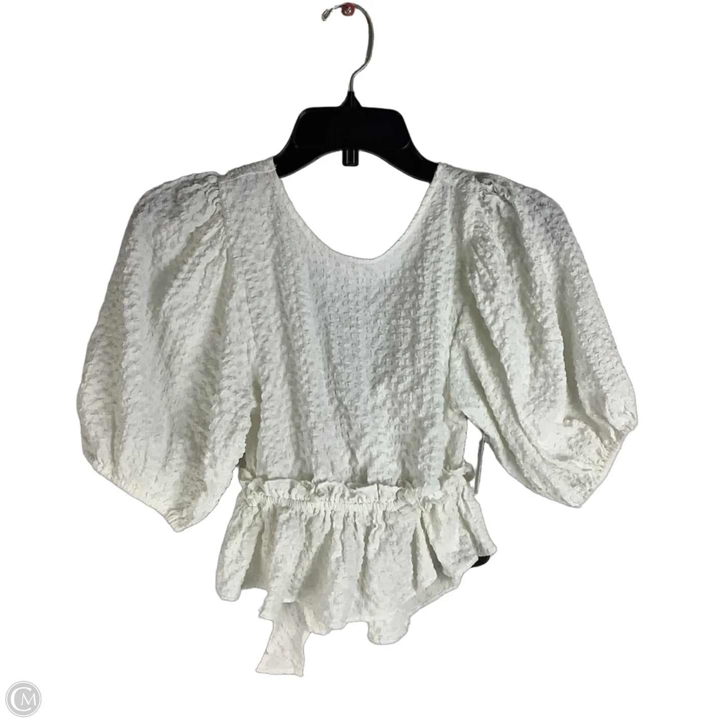 Top Short Sleeve By Free People In White, Size: Xs