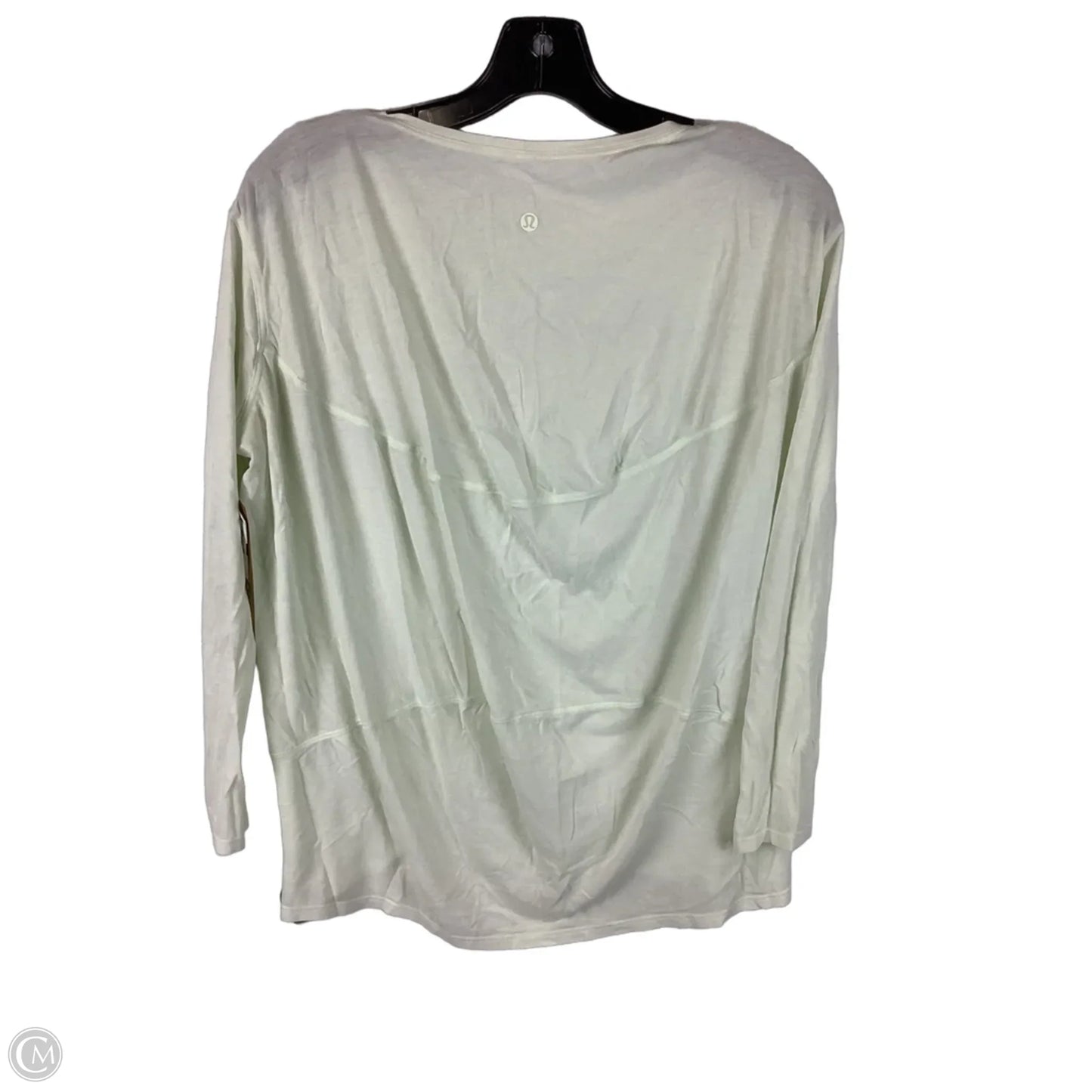 Athletic Top Long Sleeve Crewneck By Lululemon In Yellow