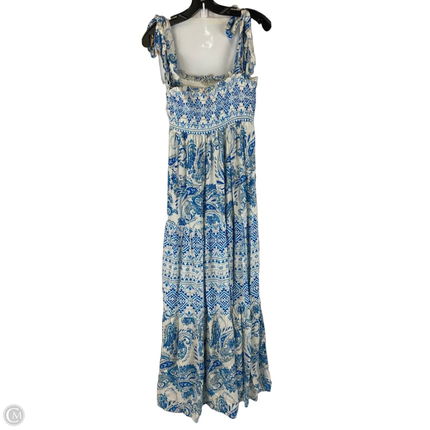 Dress Casual Maxi By Flying Tomato In Blue & White, Size: S