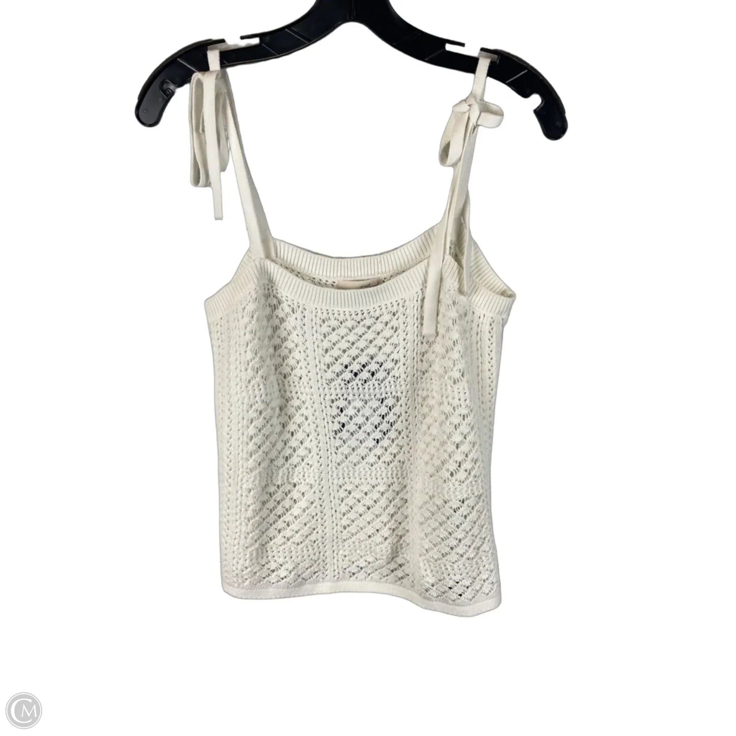 Top Sleeveless By Universal Thread In White, Size: M