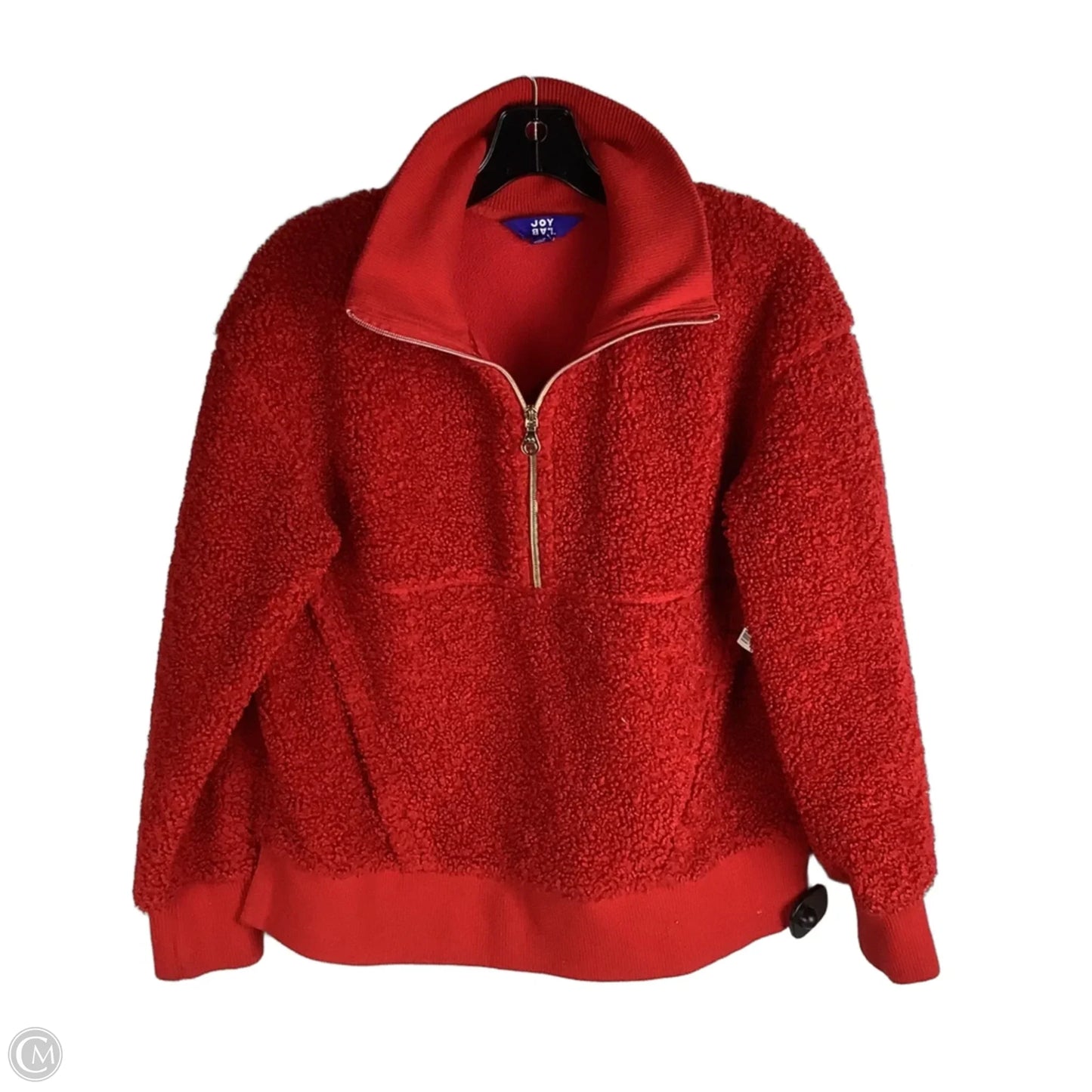 Jacket Faux Fur & Sherpa By Joy Lab In Red, Size: M
