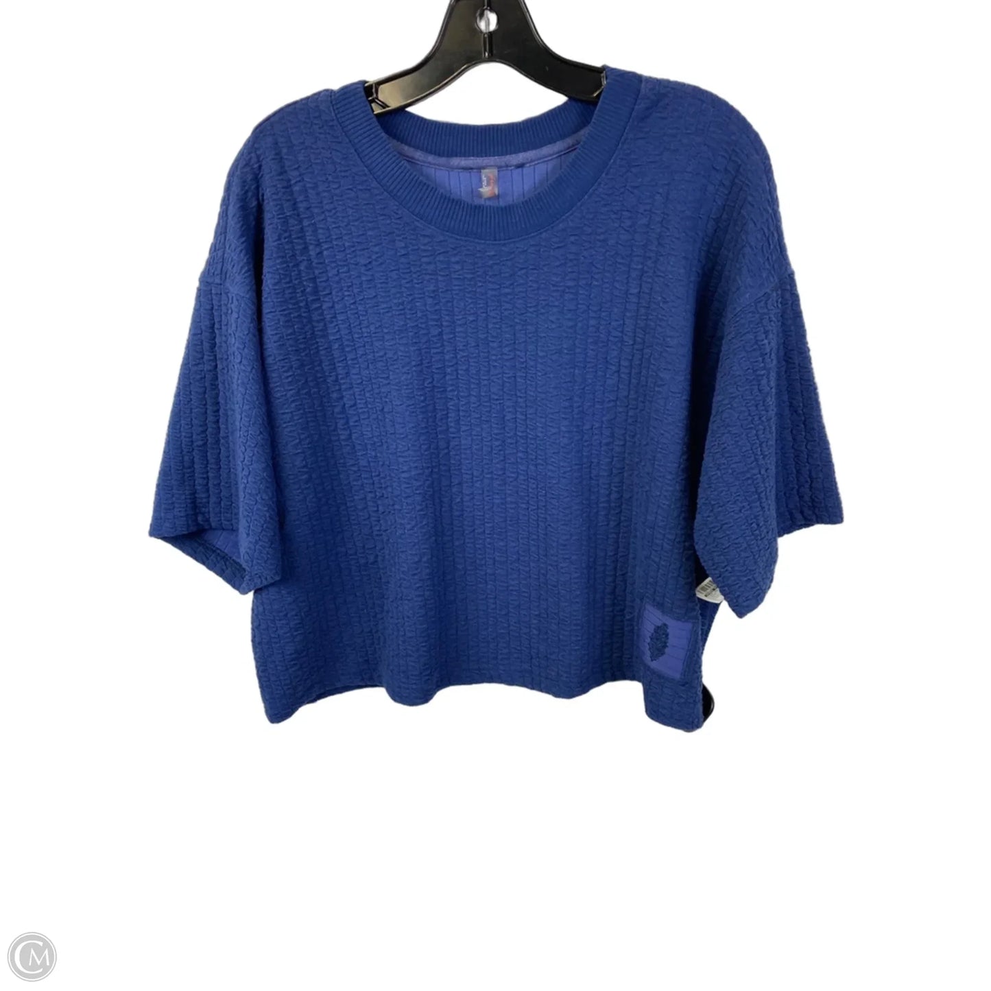 Top Short Sleeve By Free People In Blue, Size: Xs