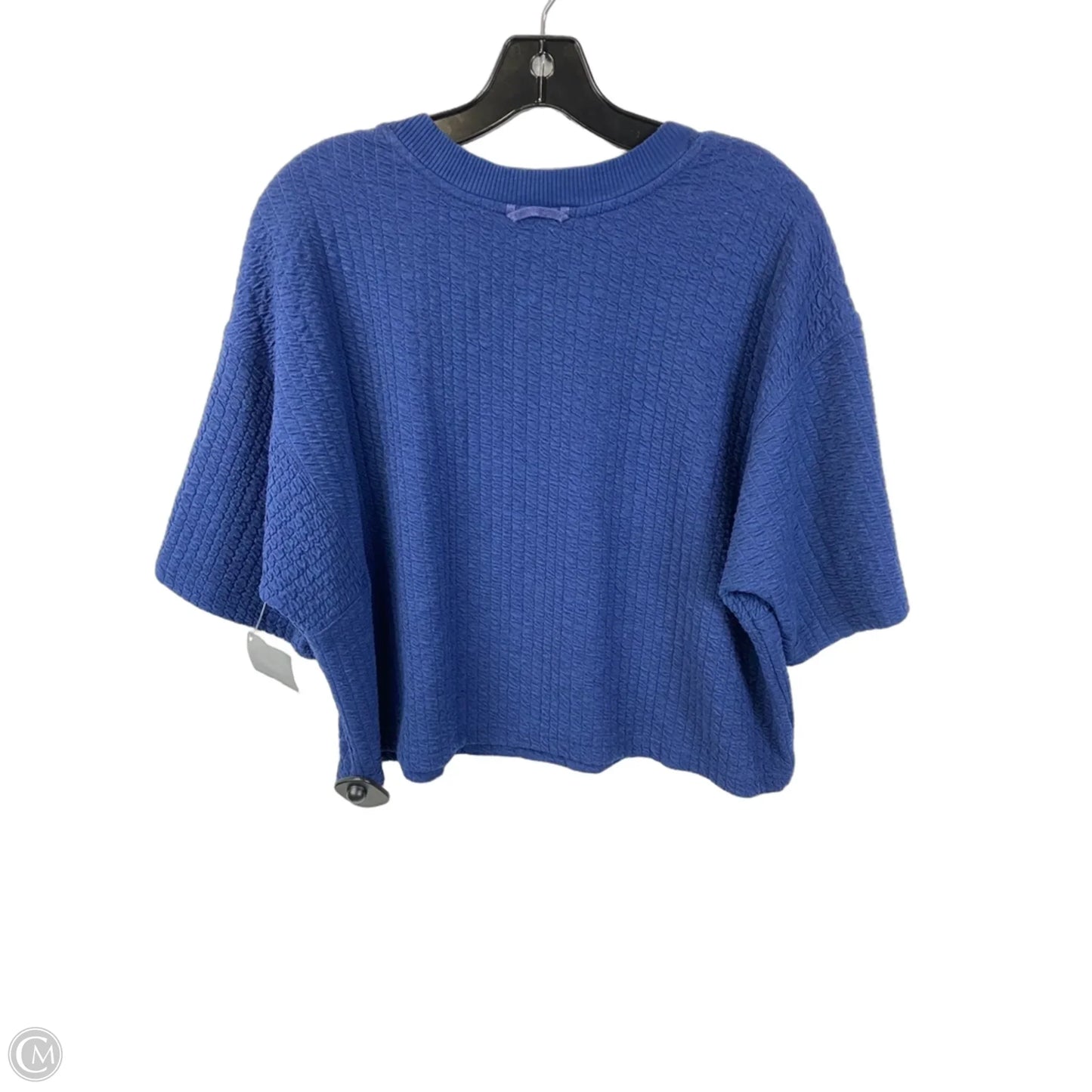 Top Short Sleeve By Free People In Blue, Size: Xs