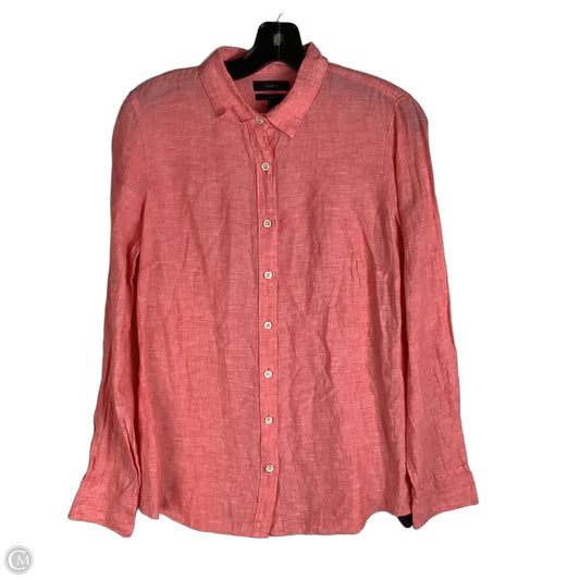 Top Long Sleeve By J. Crew In Pink, Size: S (6)
