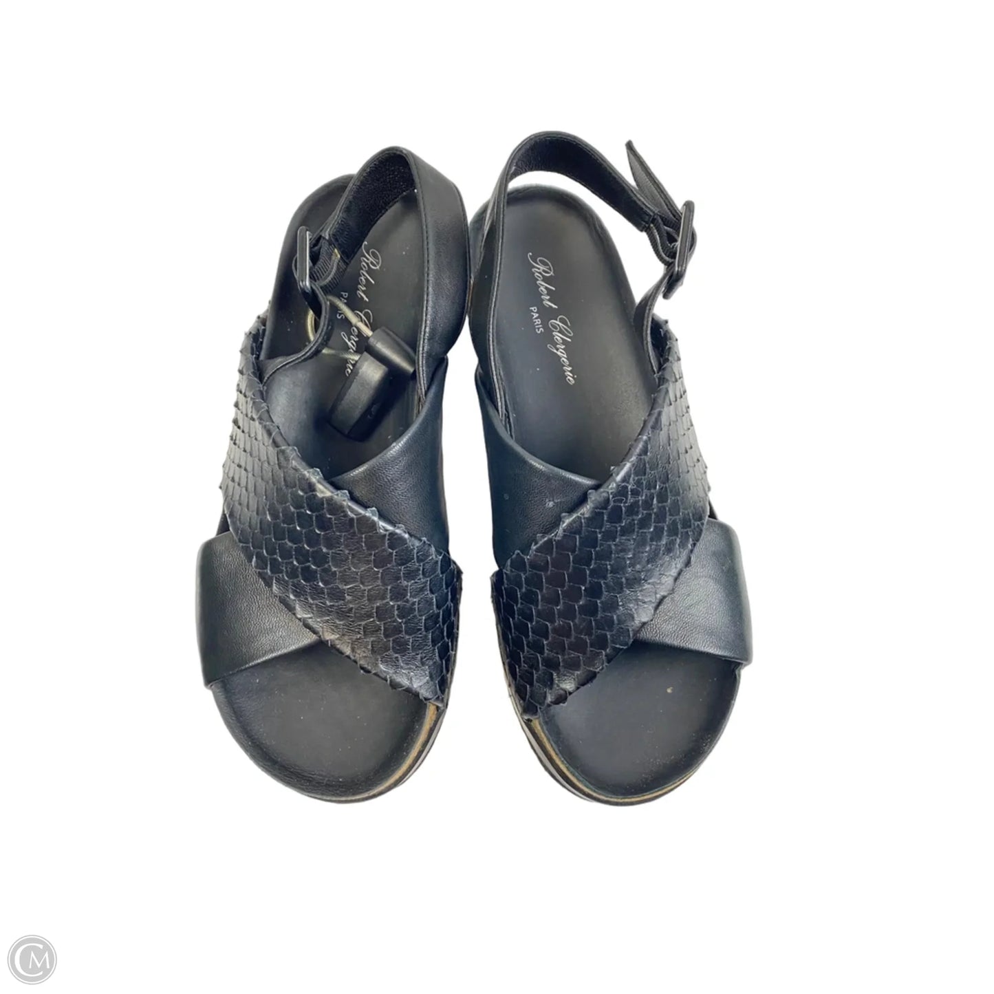 Sandals Heels Block By Cmc In Black, Size: 7