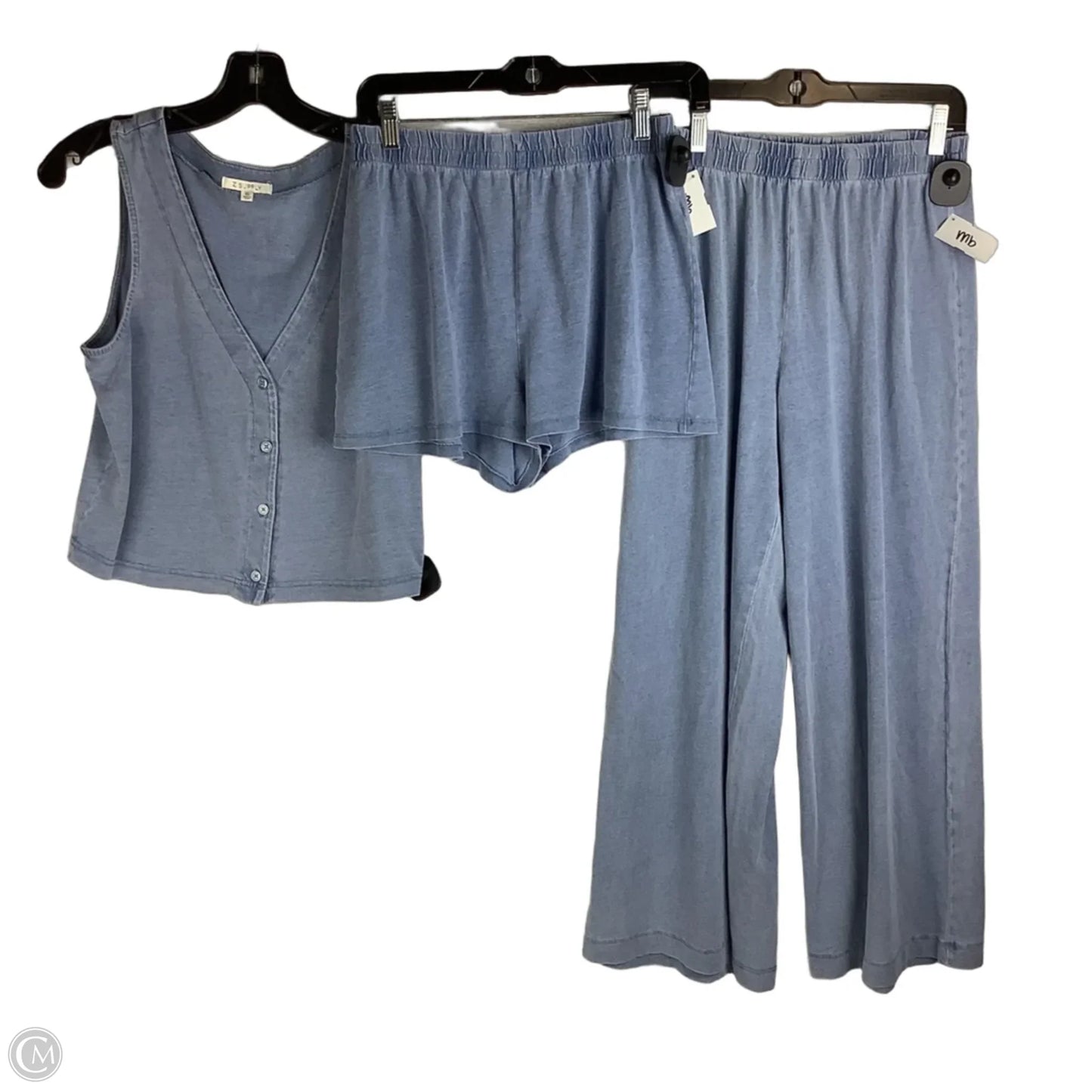 Pants Set 3pc By Z Supply In Blue, Size: Xs