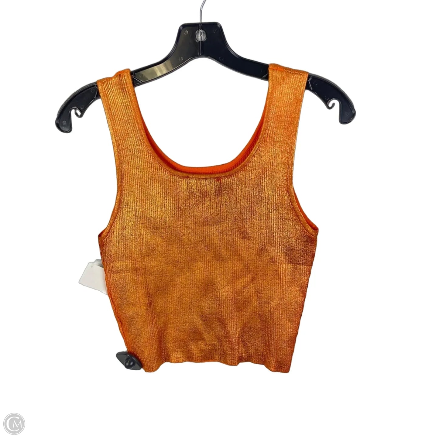 Top Sleeveless By Clothes Mentor In Orange, Size: L