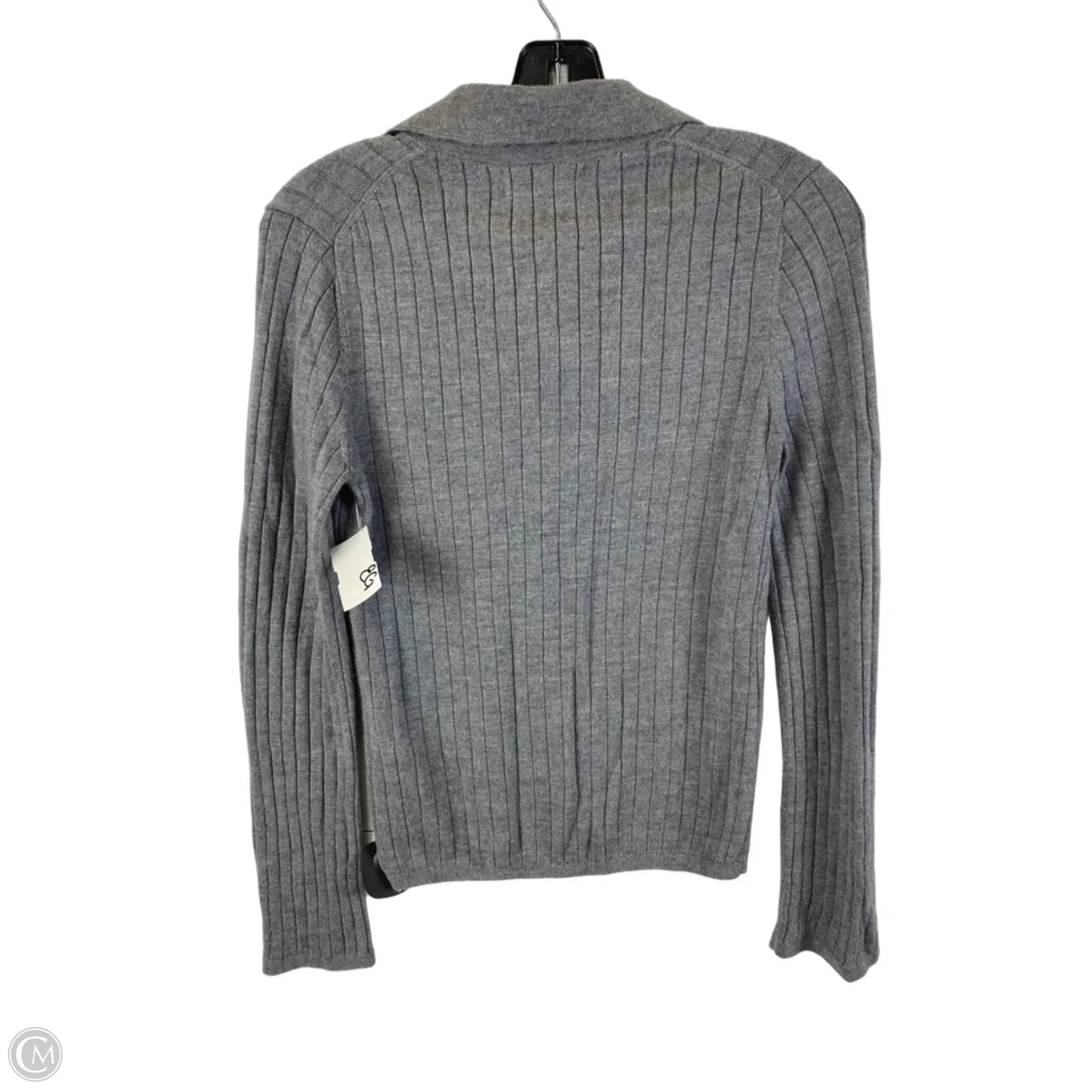 Top Long Sleeve By Banana Republic In Grey, Size: S