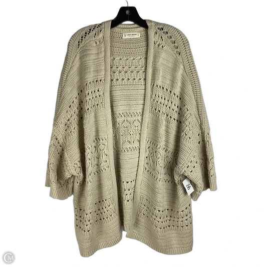 Sweater Cardigan By Lucky Brand In Cream, Size: Xl