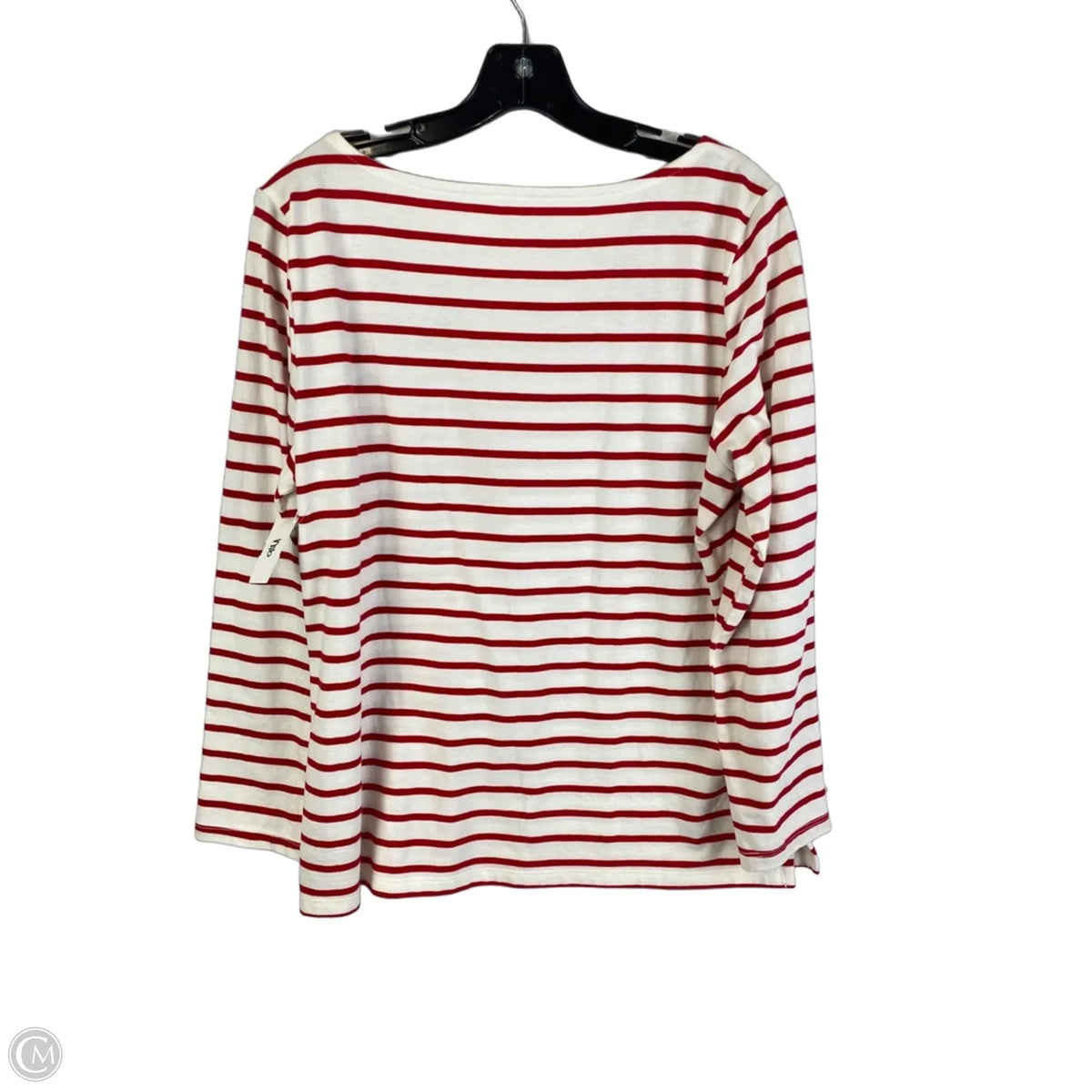 Top Long Sleeve By Talbots In Red, Size: L