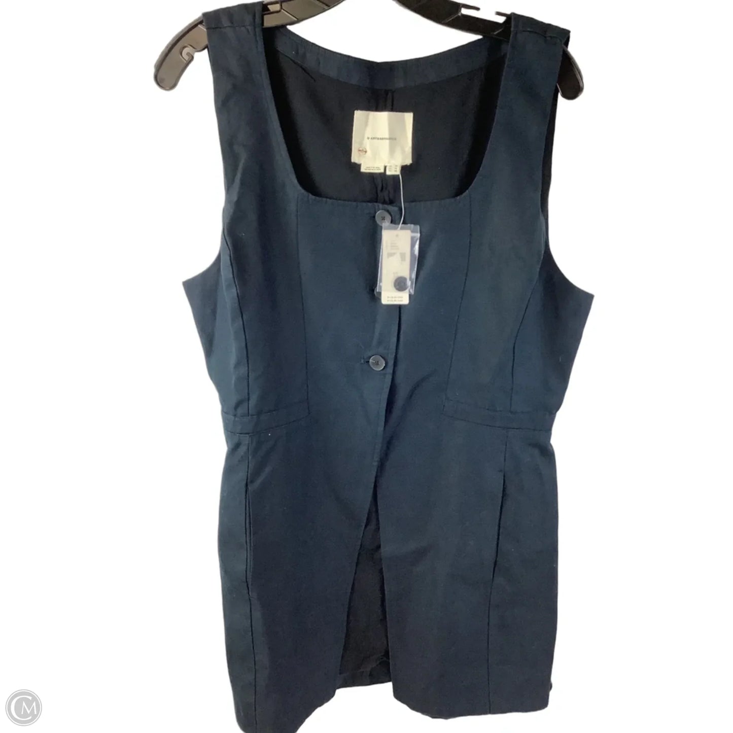 Top Sleeveless By Anthropologie In Black, Size: 14