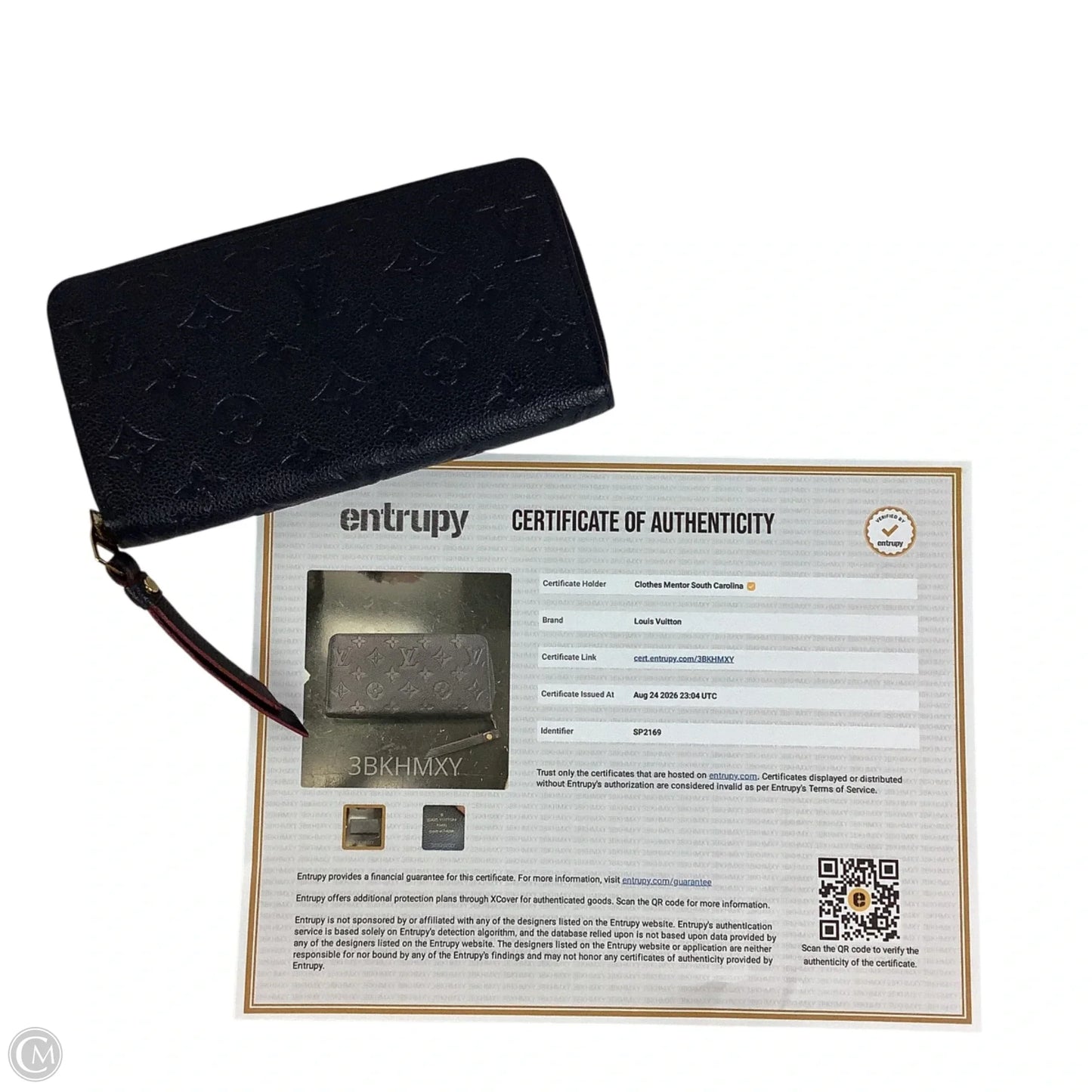 Wallet Luxury Designer By Louis Vuitton, Size: Medium (NAVY BLUE)