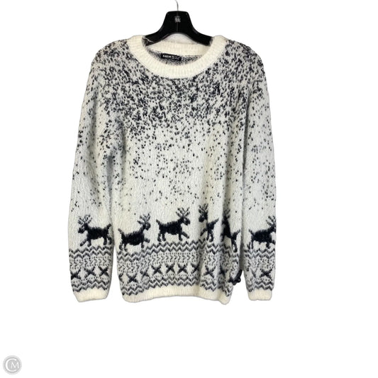 Sweater By Shein In Black & White, Size: S