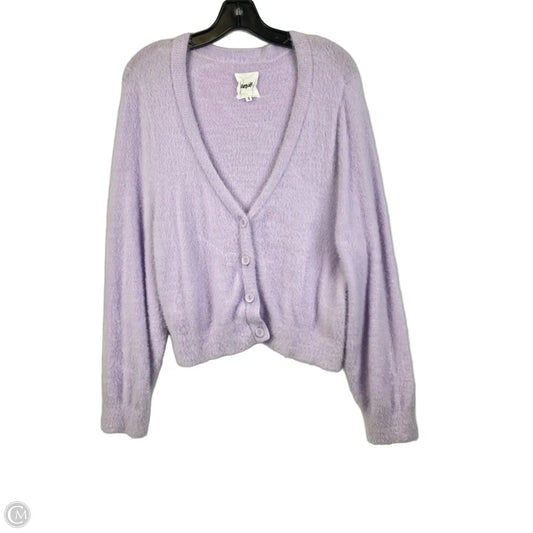 Sweater Cardigan By Aerie In Purple, Size: Xl