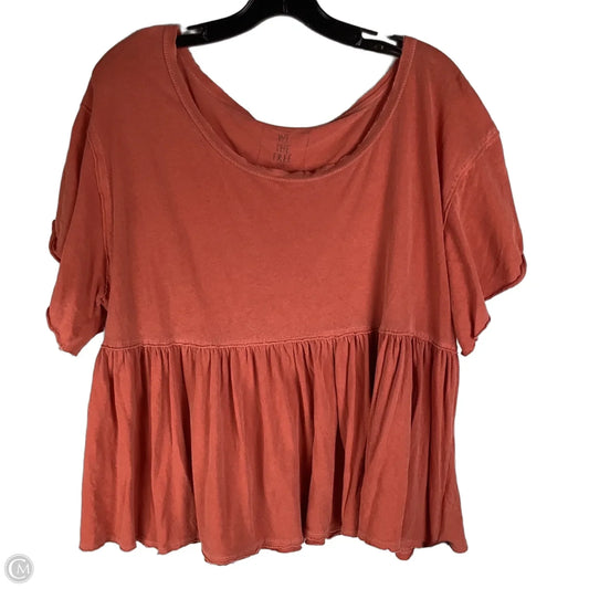 Top Short Sleeve By We The Free In Orange, Size: M