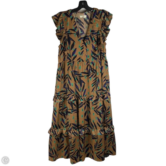 Dress Casual Maxi By Entro In Brown, Size: S