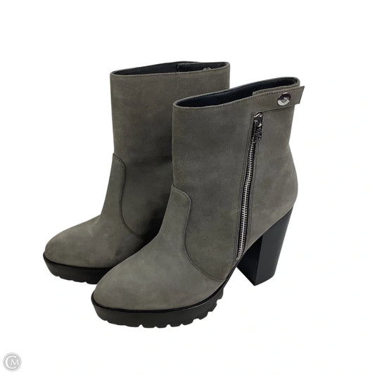 Boots Designer By All Saints In Grey, Size: 9.5 (40)