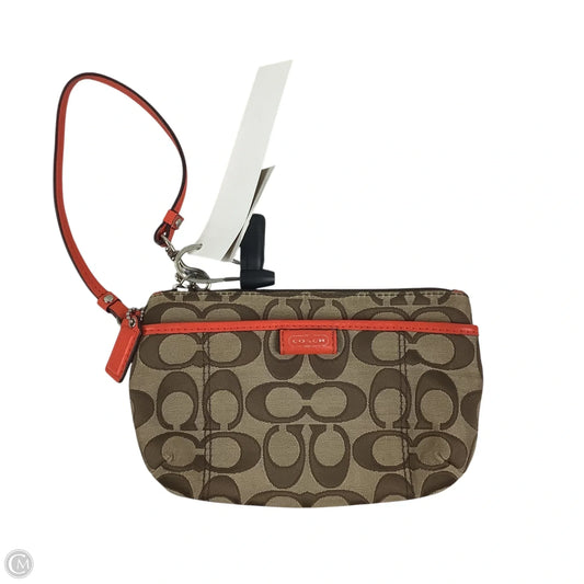 Wristlet Designer By Coach, Size: Small