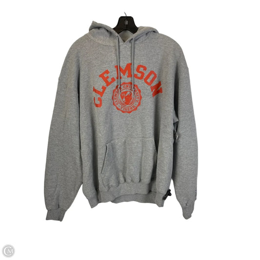 Sweatshirt Hoodie By Champion In Grey, Size: Xl