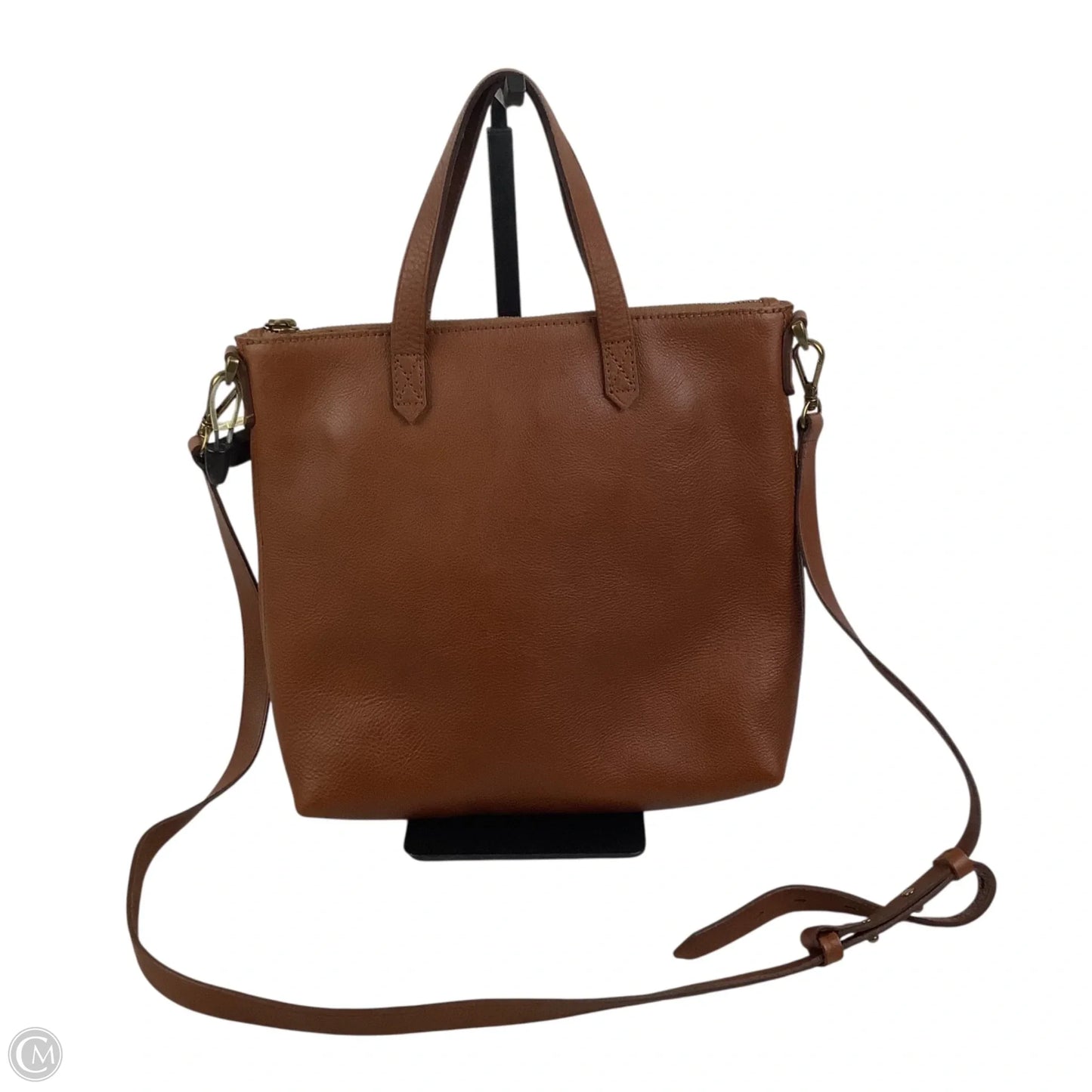 Handbag Leather By Madewell, Size: Small