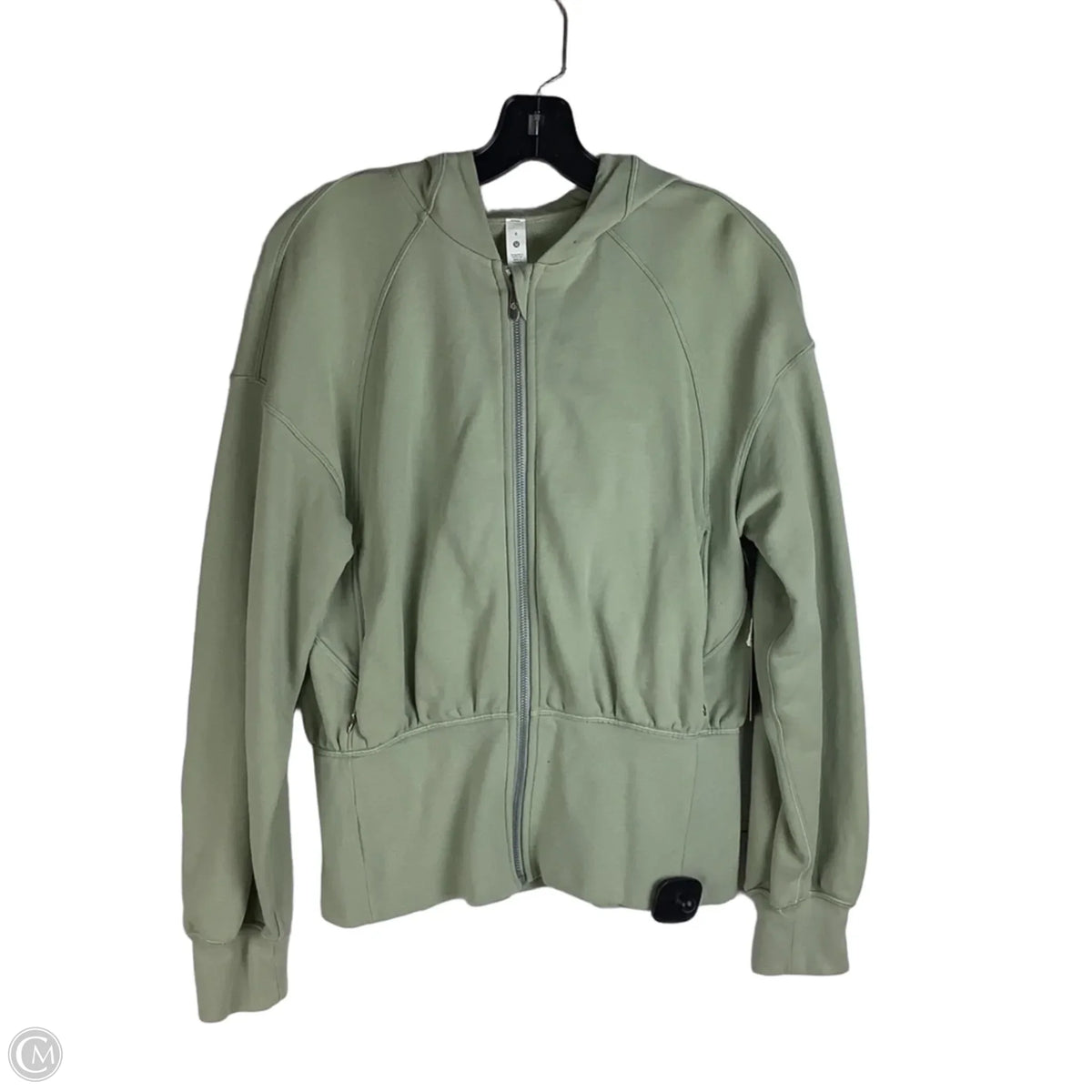 Athletic Jacket By Lululemon In Green, Size: 6
