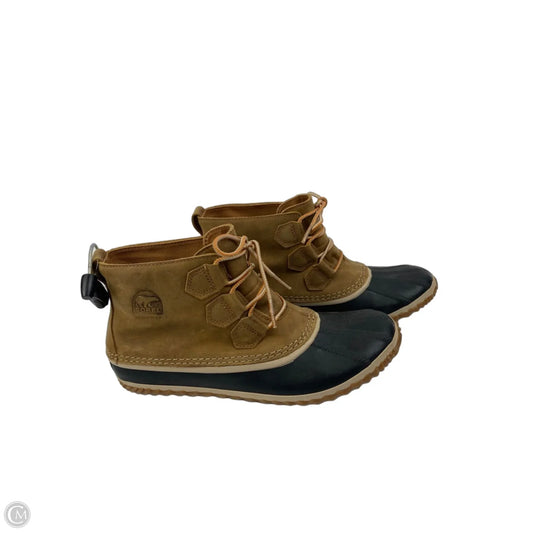 Boots Ankle Flats By Sorel In Brown, Size: 11