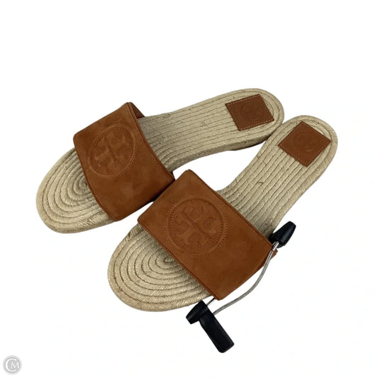 Sandals Designer By Tory Burch In Brown, Size: 9.5