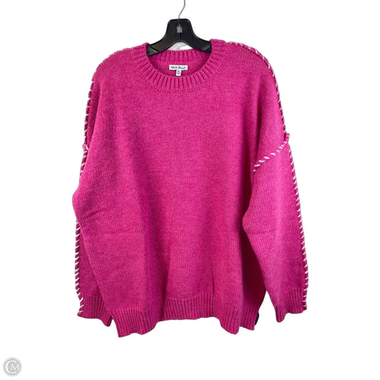 Sweater By White Birch In Pink, Size: Xl