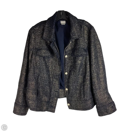 Jacket Other By Chicos In Blue, Size: Xl (16/18)