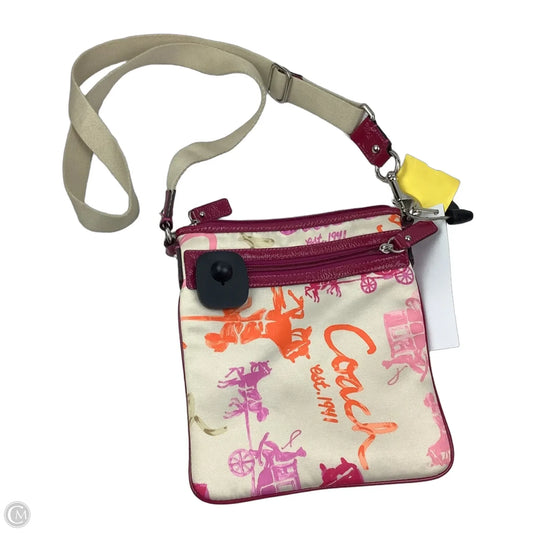 Crossbody Designer By Coach, Size: Medium