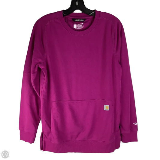 Sweater By Carhartt In Purple, Size: S
