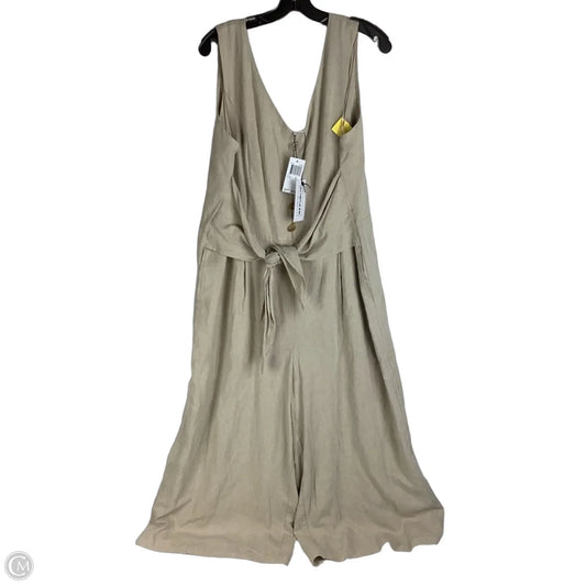 Jumpsuit By For The Republic In Tan, Size: Xl