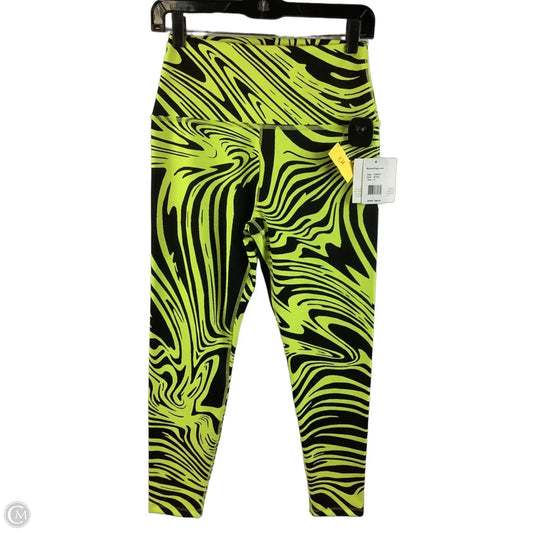 Athletic Leggings By Beyond Yoga In Black & Yellow, Size: M