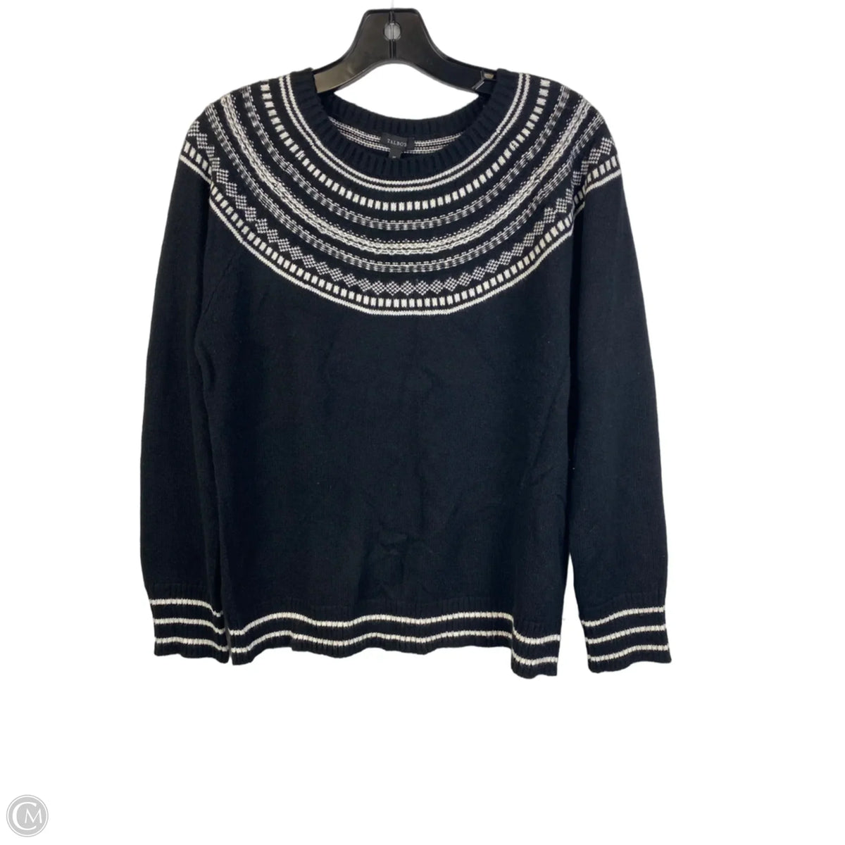 Sweater By Talbots In Black, Size: M
